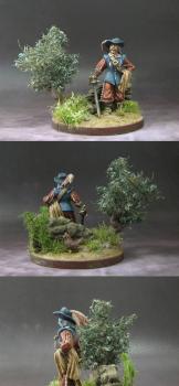 One of the Three Musketeers by Hagen Miniatures by DaggerAndBrush