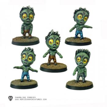 Chibi Zombie Miniatures by Meridian Miniatures