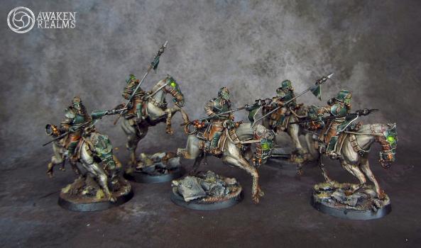 Death Korps of Krieg Cavalry - conversion by Awaken Realms
