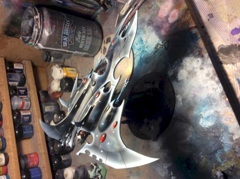 Dark eldar razor wing jet fighter by Surfersi360