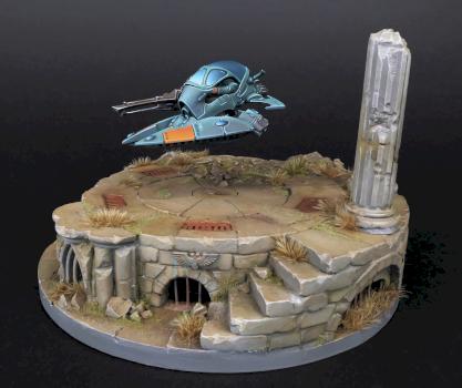 Magnetically levitating Eldar jetbike conversion by The_Arch1tect