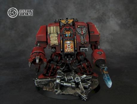 Blood Angels Librarian Dreadnought by Awaken Realms