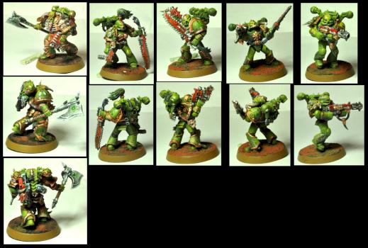 Chaos Space Marine  Melee Unit by azmar