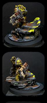 Alexis Polux, Horus Heresy Imperial Fists by FreeePainter