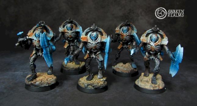 Necron Triarch Praetorians by Awaken Realms