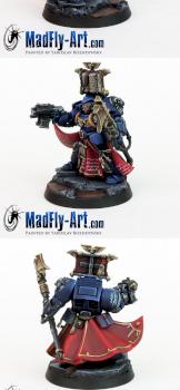 Space Marine Librarian in Terminator Armour by MadFlyArtStudio