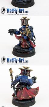 Space Marine Librarian in Terminator Armour by MadFlyArtStudio