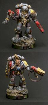 Space wolf Grey Hunters squad 12 models by Manu Fox
