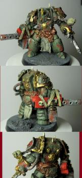 Death Guard Terminator with heavy bolter by Rerclusiarch