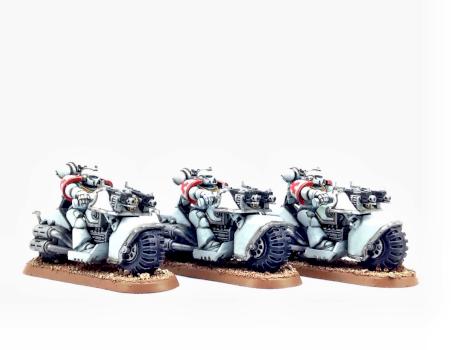 White Scars Space Marine Bike Squad by Dante Miniatures