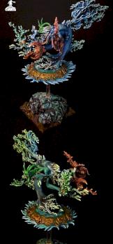 Daemons of Chaos Lord of Tzeench on Disc by slawek