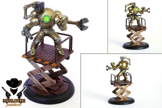 Malifaux Mechanical Attendant by Runoved