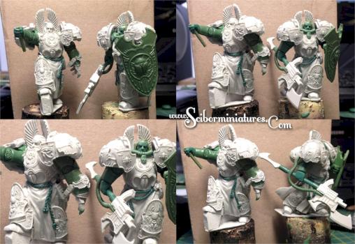 Sci-Fi Egyptian Warriors work in progress by Scibor