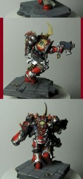 Word Bearers Chosen with power fist by Rerclusiarch