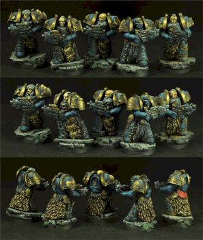 Sci Fi Celtic Warriors team painted by Scibor