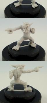 Fantasy Football Goblin Thug by Battleaxe Miniatures