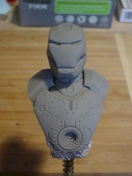 METAL OBRE (Iron Man) BUST by MIKE81