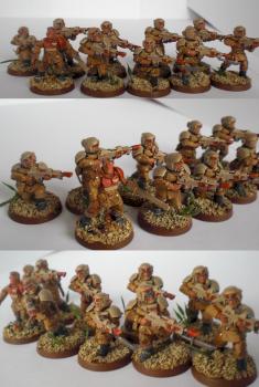 Imperial Guard Infantry Squad by NothingInCommon