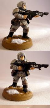 Imperial guardsman in winter camo by Abelbabel