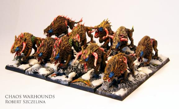 Beastmen Warhounds by robsontpm