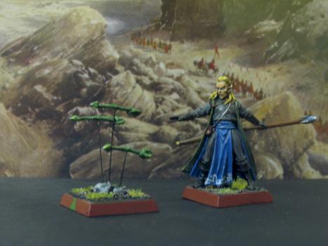 Elf Wizard w/ Acid Volley spell effect. by neuroticGOD