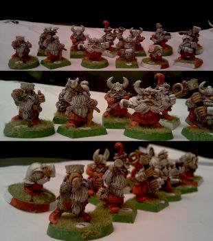 Dwarf Blood Bowl Team by pressie