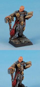 Fighting Priest from Scibor Monstrous Miniatures by skullboy