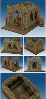 Ruined Gothic Shrine by advancedterrain