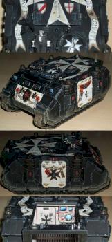 Black Templar Rhino by Gentlemanlight