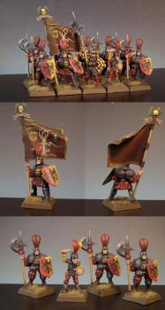 EMPIRE STATE TROOPS WITH HALBERDS (x10) MASTER PAINTED by king030