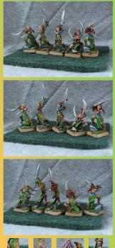 Wood Elves Wardancers by Diarsid