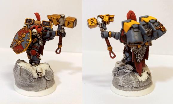 Space wolves wolf guard with jump pack by Ulfhrafn Grim