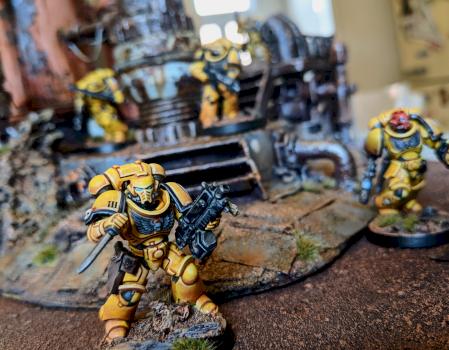 Imperial Fist Primaris Intercessor by Ian Alexander