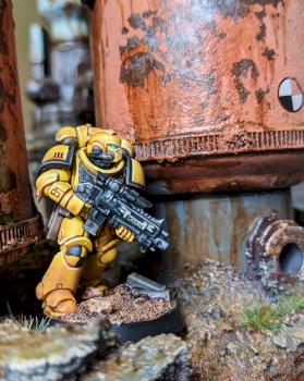 Imperial Fist Primaris Intercessor by Ian Alexander