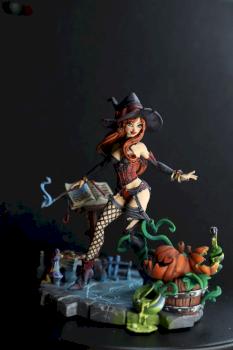 Hazell the Pumkin Witch by Painted_Troll