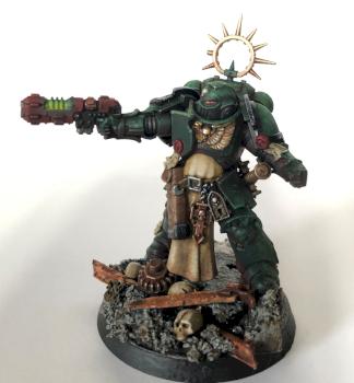 Space Marine lieutenant by Orlandwolf