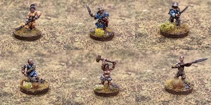 15mm Monster Hunters from Alternative Armies Sengoku range by Xaltotun454