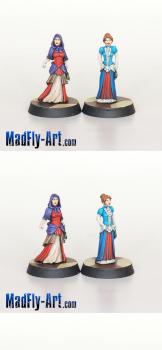 Victorian Ladies by MadFlyArtStudio