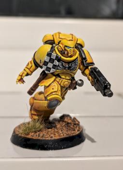 Imperial Fist Assault Intercessor by Ian Alexander