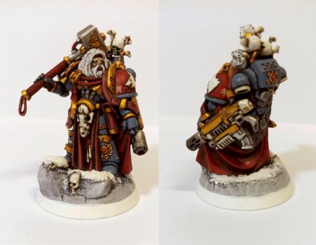 Space wolves wolf guard battle leader by Ulfhrafn Grim