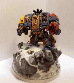 Space wolves dreadnought by Ulfhrafn Grim
