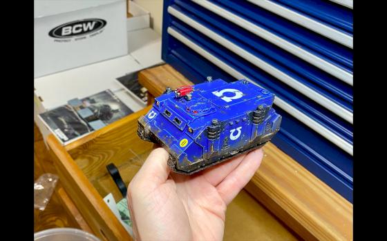 Ultramarines rhino 40k by 03mark87
