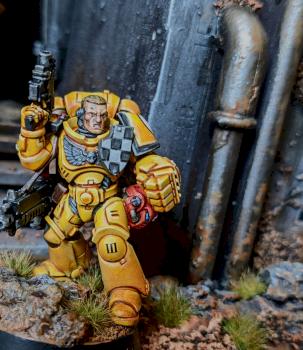 Imperial Fist Intercessor Sergeant by Ian Alexander