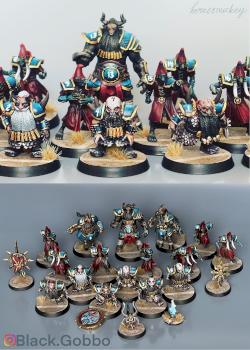 Chaos Dwarf Blood Bowl Team Fantasy Football by GobBoss