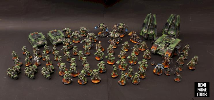 Salamanders Army by NeonForgeStudio