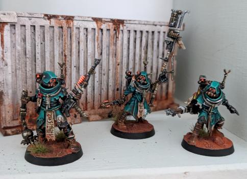 Adeptus Mechanicus Skitarii kit bash by Ian Alexander