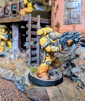 Imperial Fist Intercessor by Ian Alexander