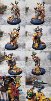 Apothecary Imperial Fist Primaris by CerberusXt