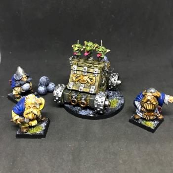 DWARFS DWARF CATAPULT  GOBLOBBER DWARVES MOM MINIATURES WARHAMMER by juanlurockerman