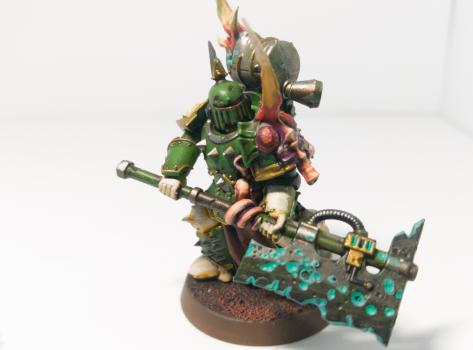Deathguard Plague Marine by Frobafett